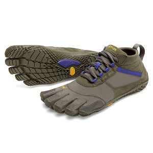 Vibram V-Trek Military/Purple Womens Trail Shoes | India-245063
